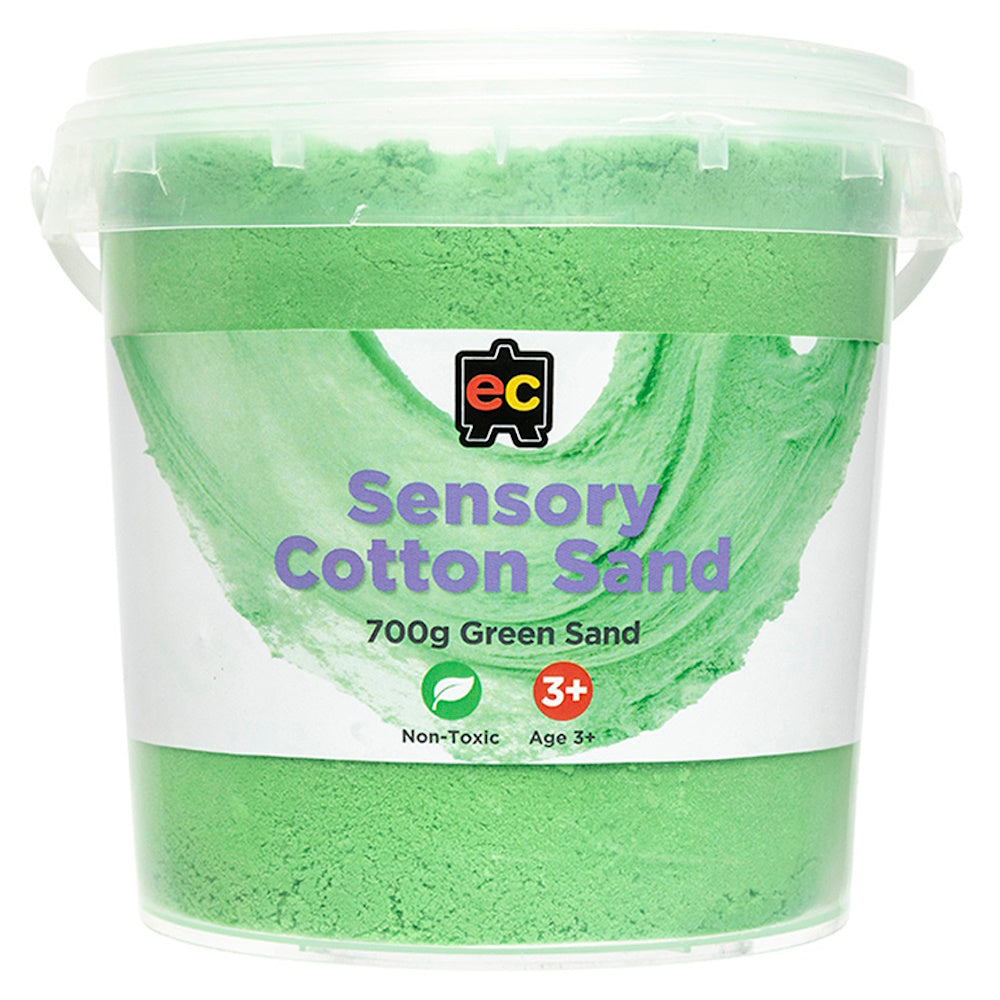 EC Sensory Cotton Sand 700g Tub - Green
