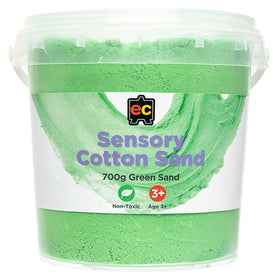 EC Sensory Cotton Sand 700g Tub - Green