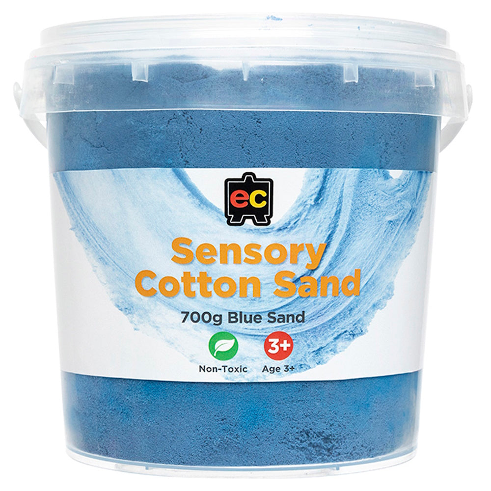 EC Sensory Cotton Sand 700g Tub - Blue