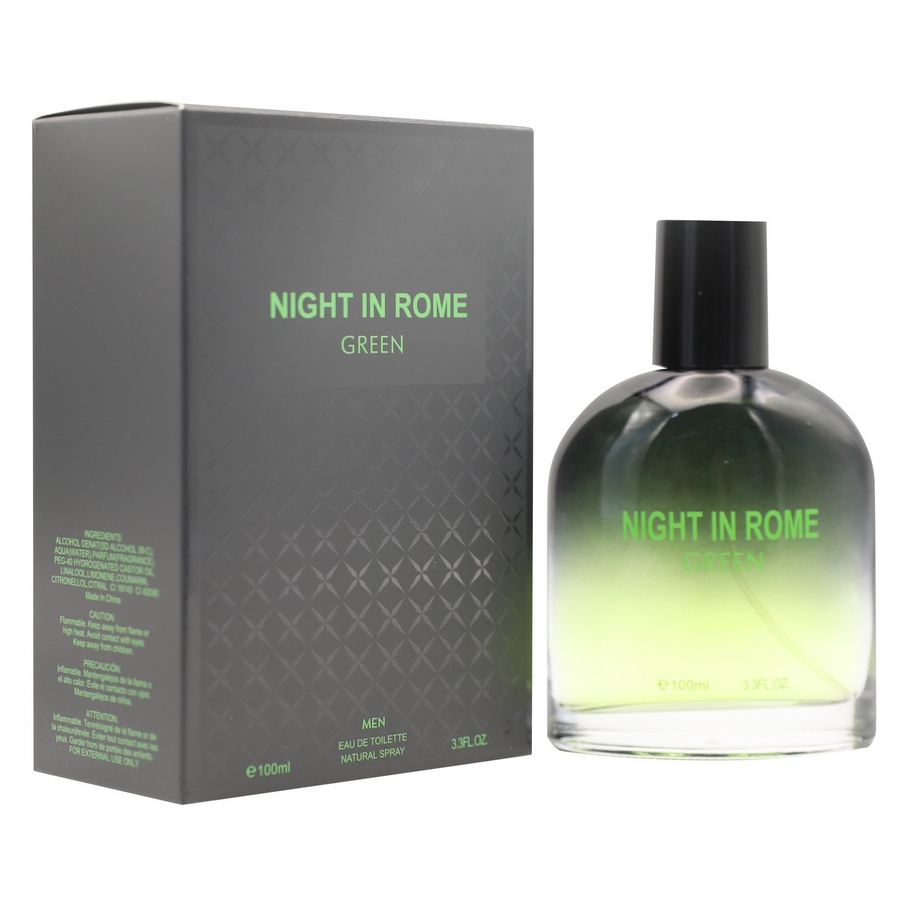 Night In Rome Green Cologne for Men (100ml) | Premium Alternative to Valentino Uomo Born in Roma Green Stravaganza