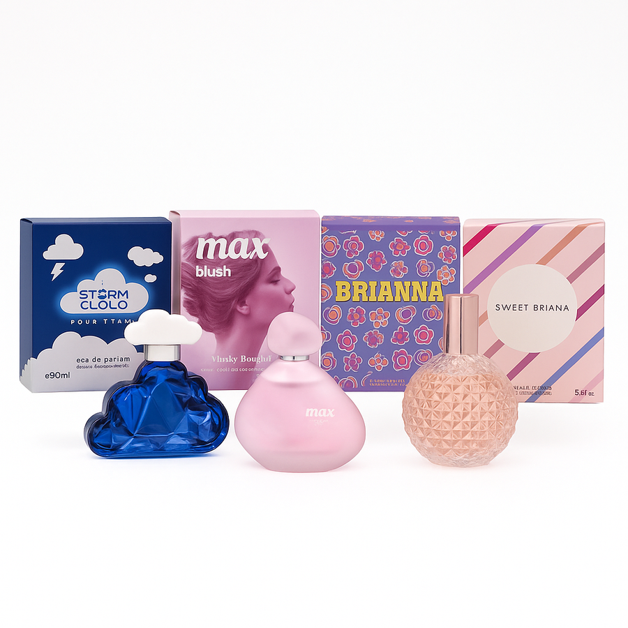 Ariana Pop Princess Collection – 4‑Fragrance Dupe Bundle (Brianna • Sweet Briana • Aria Soul • Max Blush)