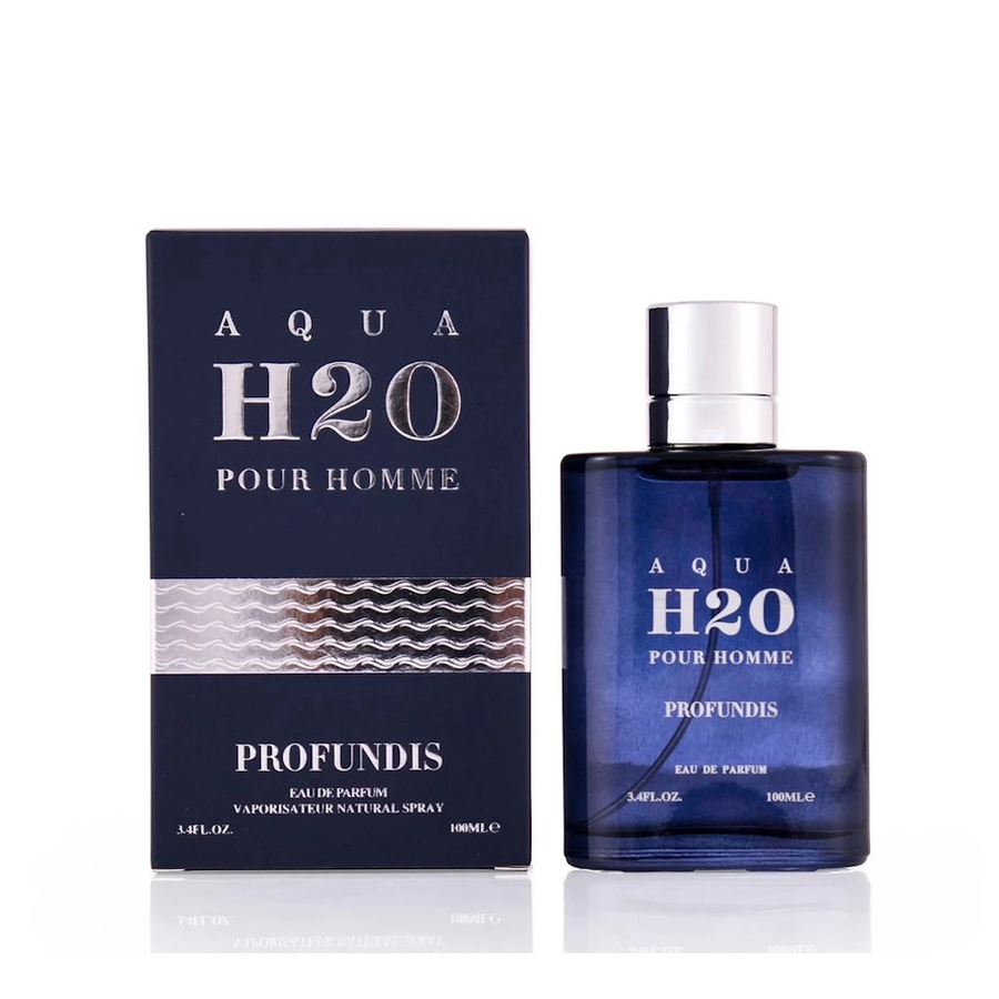 AQUA H2O Cologne for Men (100ml) | Premium Alternative to Giorgio Armani Acqua di Gio Profondo