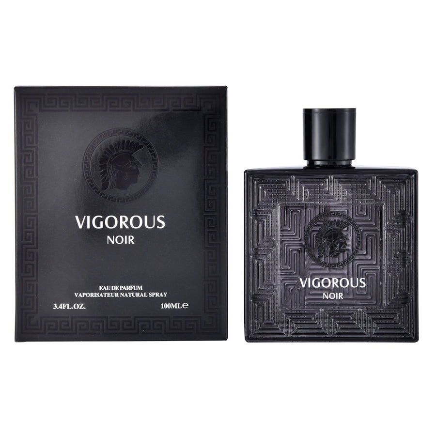 VIGOROUS NOIR Cologne for Men (100ml) | Premium Alternative to Versace Eros Black