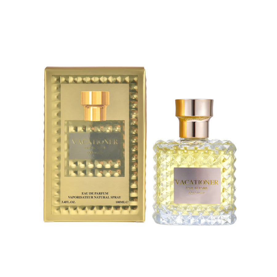 Vacationer Love In Roma Gold Hour Perfume for Women (100ml) | Premium Alternative to Valentino Born in Roma the Gold Donna