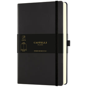 Castelli Notebook Aquarella A5 Plain Black Sepia