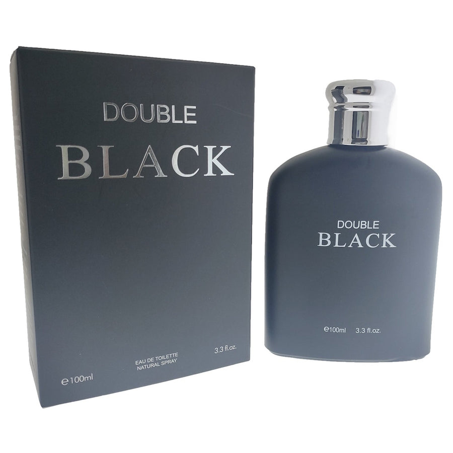 DOUBLE BLACK Cologne for Men (100ml) | Premium Alternative to Polo Black