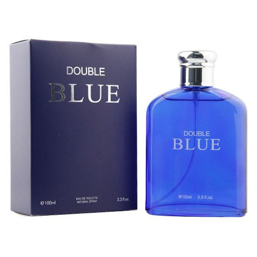 DOUBLE BLUE Cologne for Men (100ml) | Premium Alternative to Polo Blue