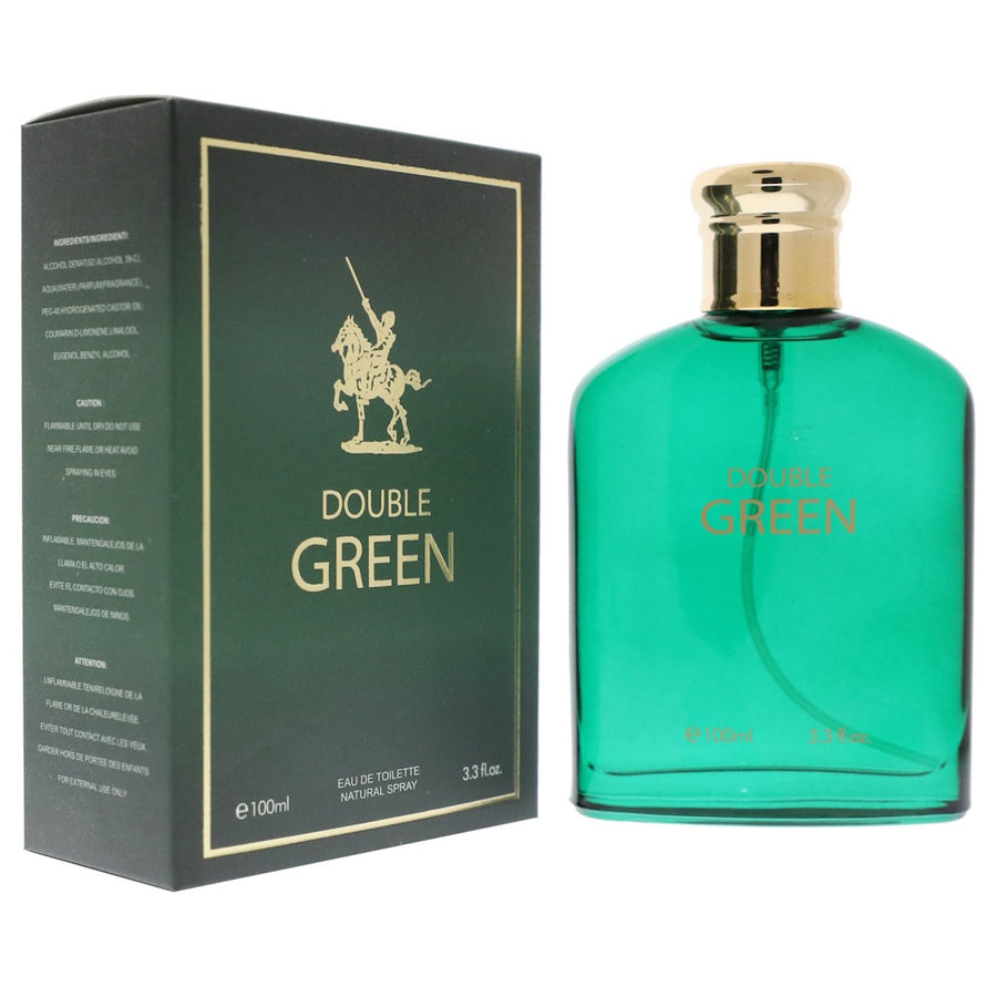 DOUBLE GREEN Cologne for Men (100ml) | Premium Alternative to Polo