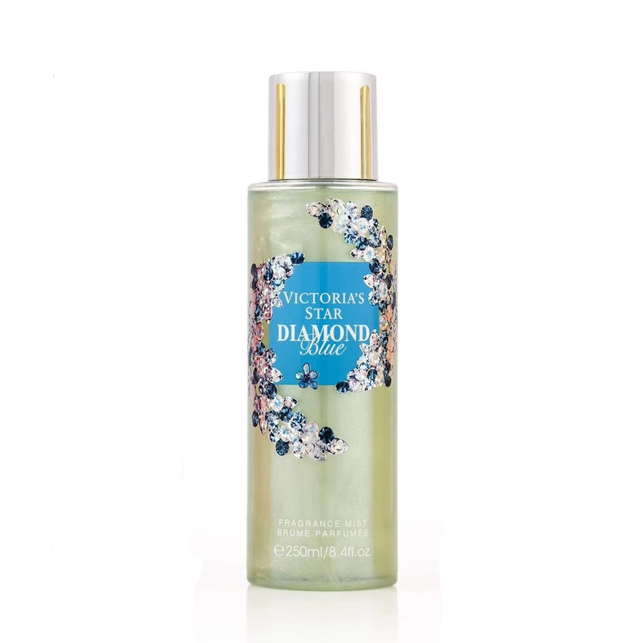 VICTORIA'S STAR DIAMOND Blue Fragrance Mist Perfume for Women (250ml) | Premium Alternative to Victoria's Secret Gold Struck