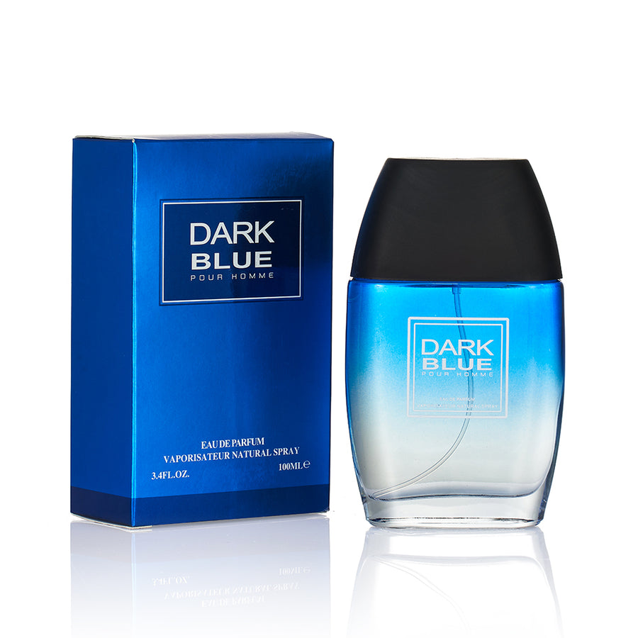 DARK BLUE Cologne for Men (100ml) | Premium Alternative to Guy Laroche Drakkar Essence