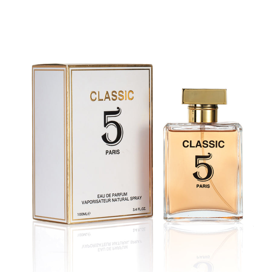 CLASSIC 5 PARIS Perfume for Women (100ml) | Premium Alternative to Chanel N°5