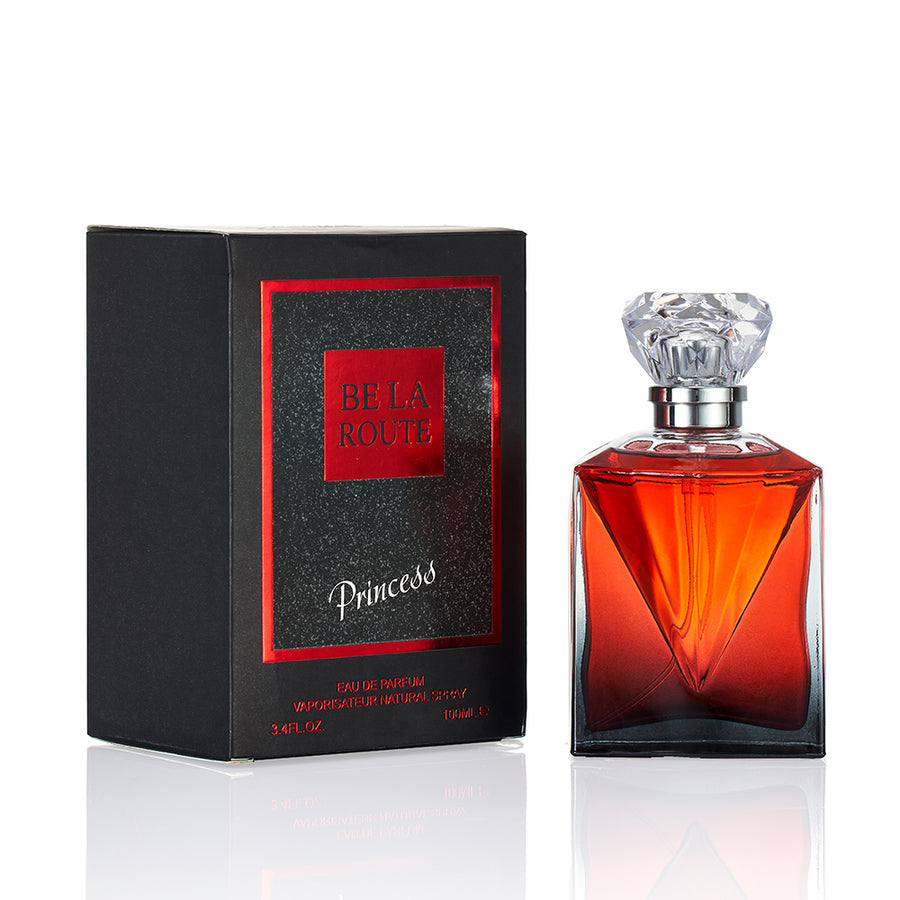 BE LA ROUTE Princess Perfume for Women (100ml) | Premium Alternative to Lancome La Nuit Trésor à la Folie