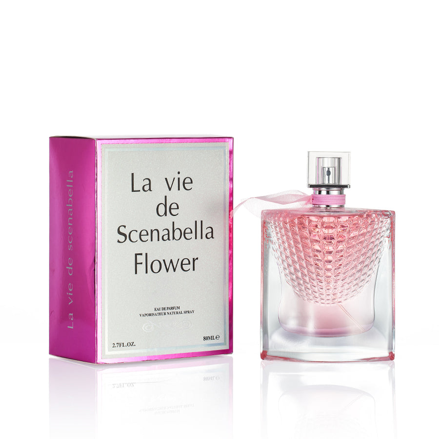 LA VIE DE SCENABELLA FLOWER Perfume for Women (80ml) | Premium Alternative to Lancome La Vie Est Belle Flowers of Happiness