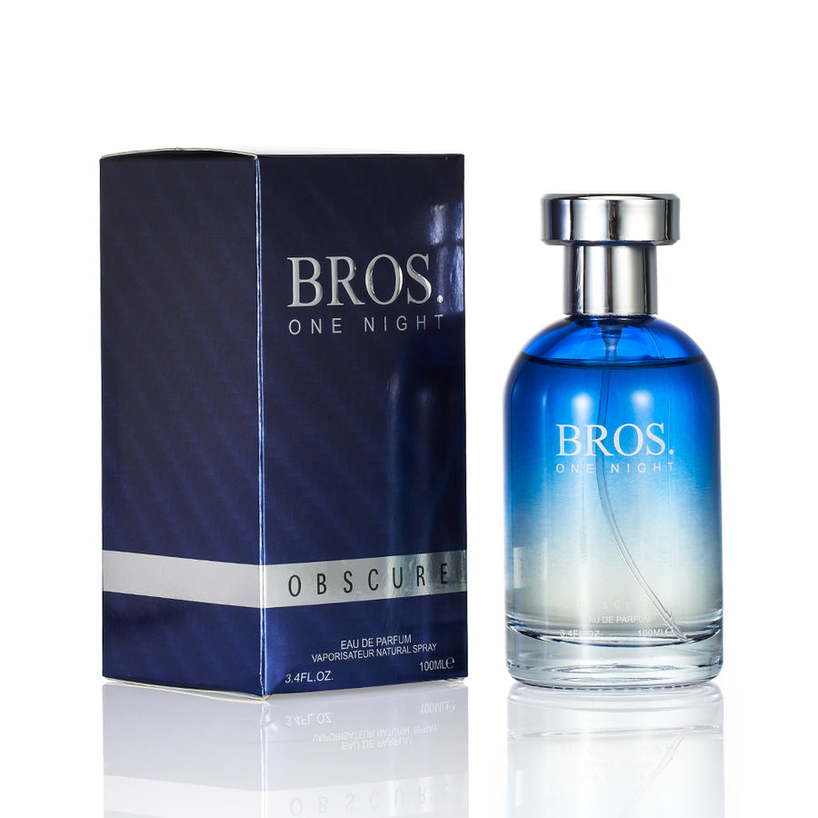 BROS ONE NIGHT OBSCURE Cologne for Men (100ml) | Premium Alternative to Hugo Boss Bottled Night
