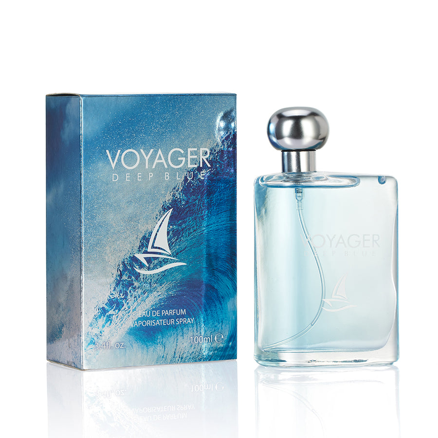 VOYAGER DEEP BLUE Cologne for Men (100ml) | Premium Alternative to Nautica Blue Sail