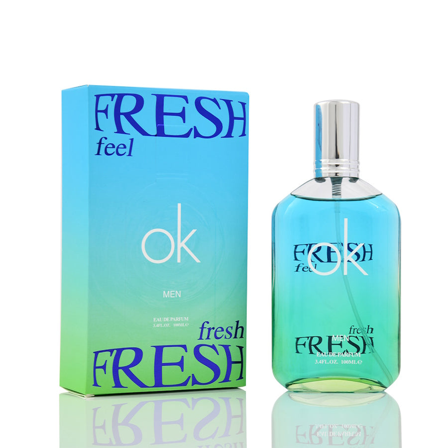 FEEL FRESH OK Cologne for Men (100ml) | Premium Alternative to Calvin Klein One Summer