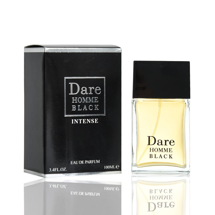 DARE Homme Black Intense Cologne for Men (100ml) | Premium Alternative to Christian Dior Homme