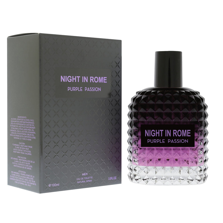 Night In Rome Purple Passion Cologne for Men (100ml) | Premium Alternative to Valentino Uomo Born in Roma Purple Melancholia