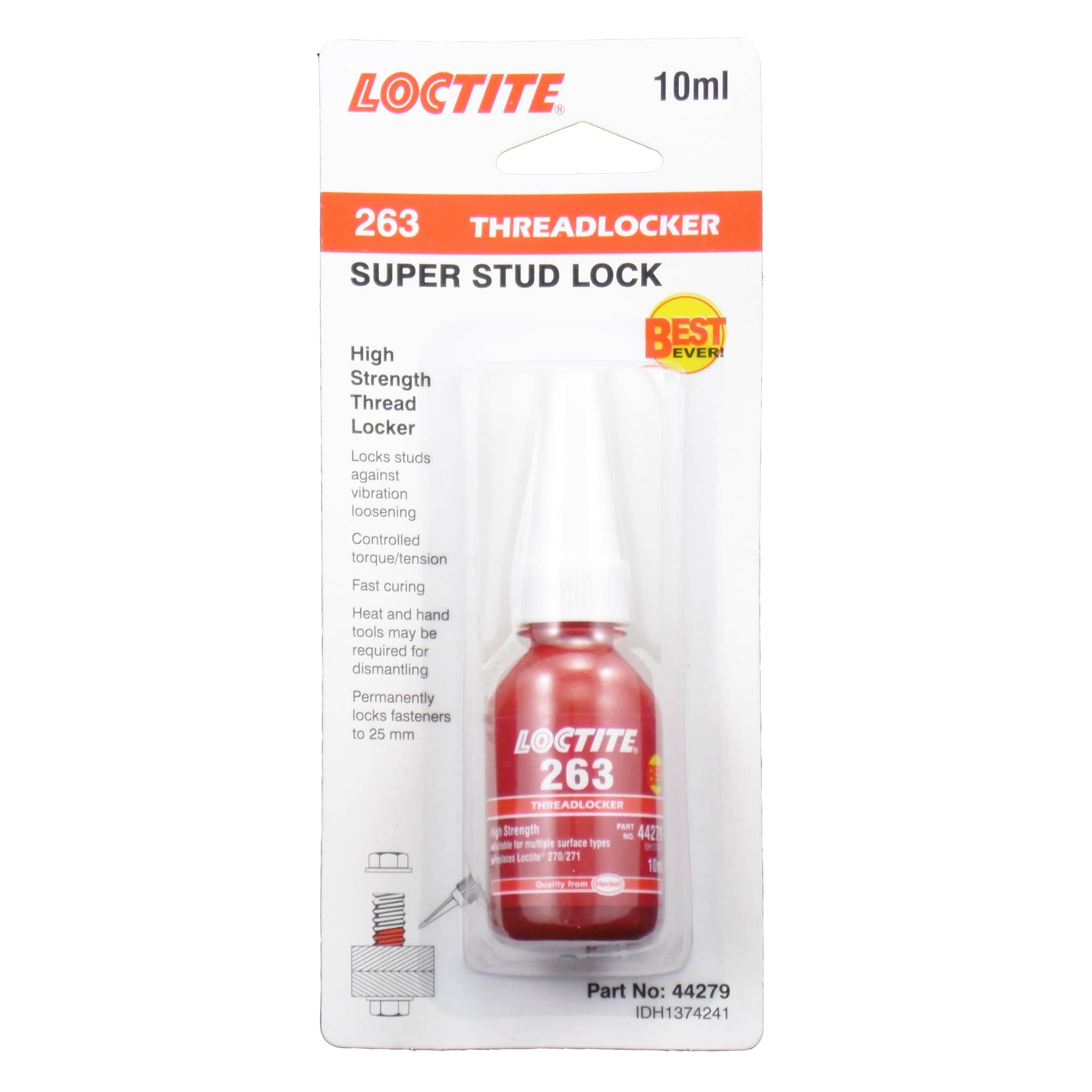 Loctite 263 Stud Lock High Strength Threadlocker 10ml Brands