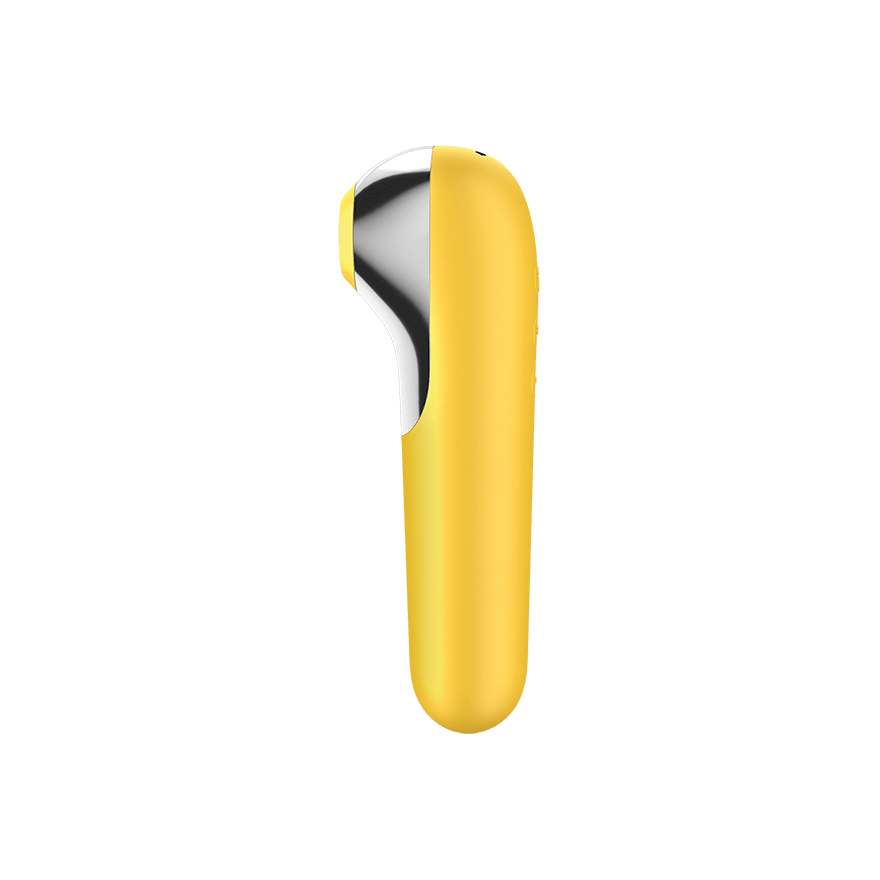 Satisfyer Dual Love Air Pulse Vibrator - Yellow