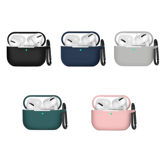 5pk AirPods Pro Case Cover with Carabiner