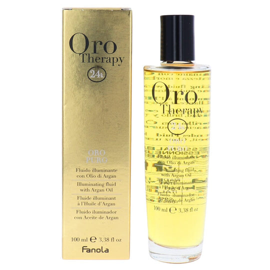 Fanola Oro Therapy Illuminating Fluid with Argan Oil 100mL