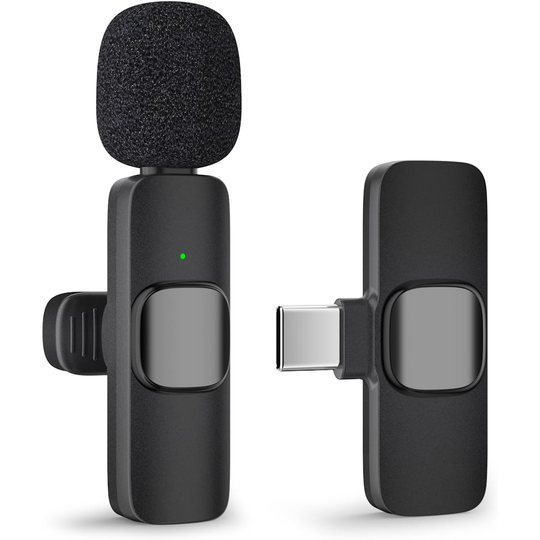 USB C Wireless Microphone for Android Phone Laptop