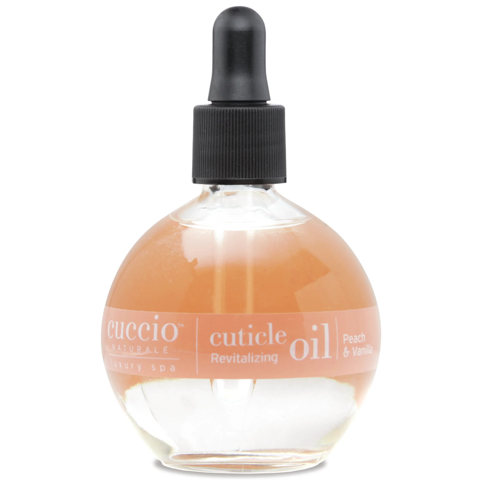 cuccio NATURALE Revitalizing Cuticle Oil 73mL Peach & Vanilla Brands