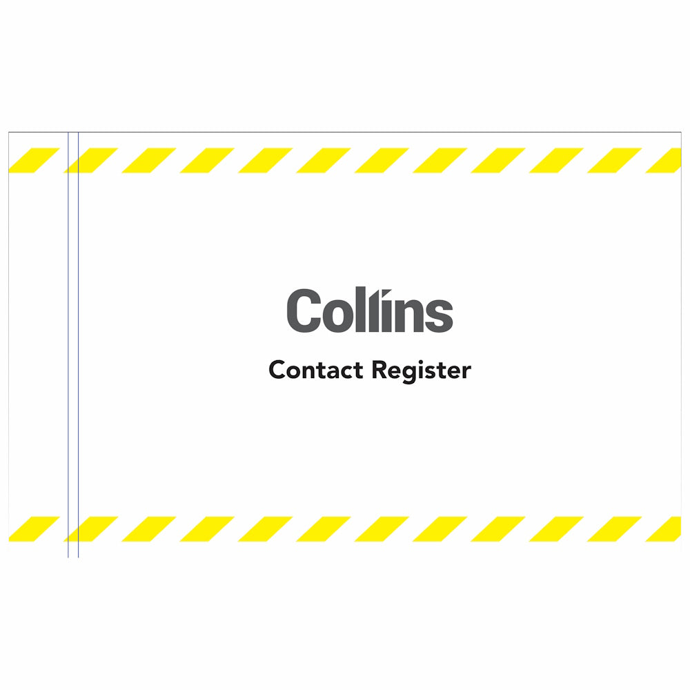 Collins Contact Tracing Register Pad 245 x 297Mm 50Lf