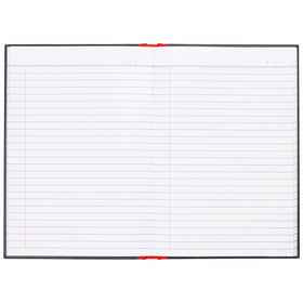 Milford Notebook A5 7Mm 68gsm With Margin Red & Black 100lf