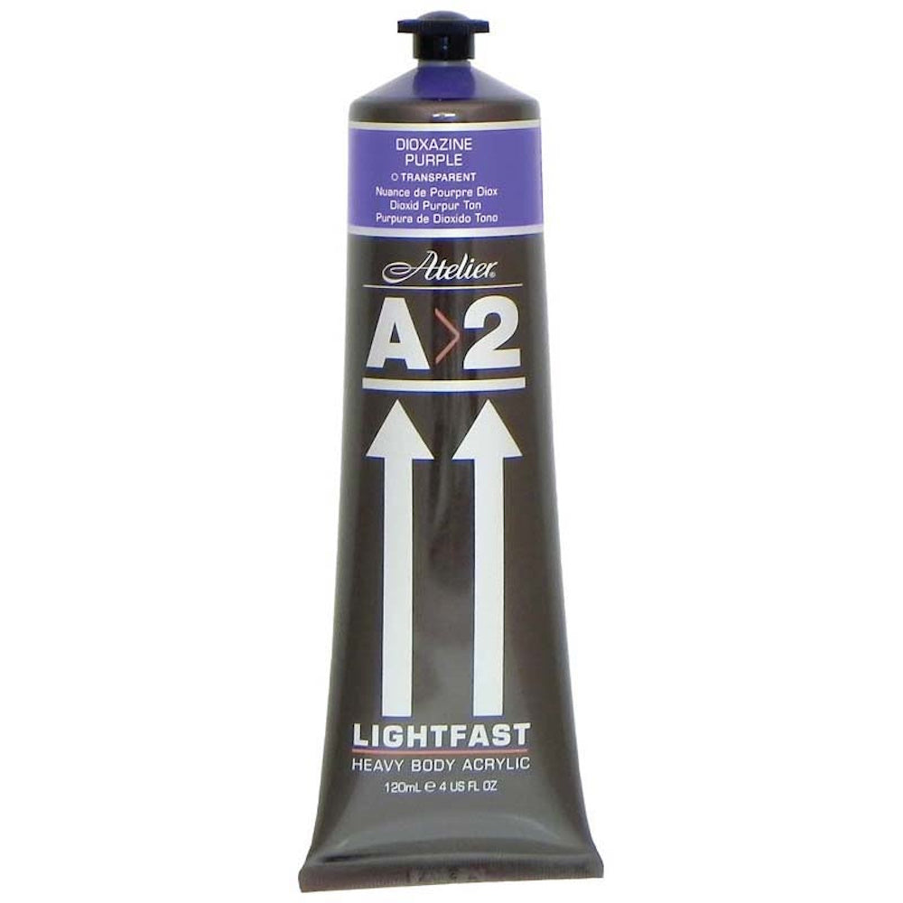 A2 Lightfast Heavybody Acrylic 120mL - Dioxazine Purple