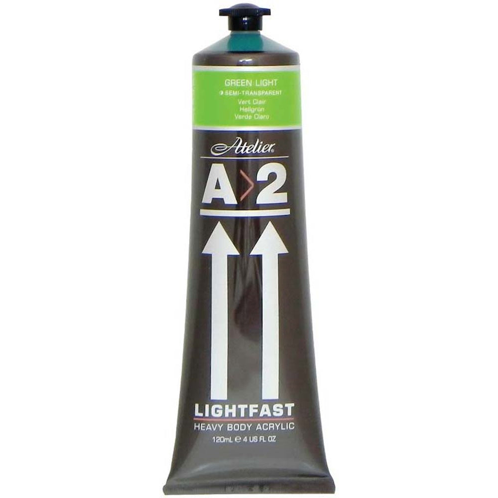 A2 Lightfast Heavybody Acrylic 120mL - Light Green