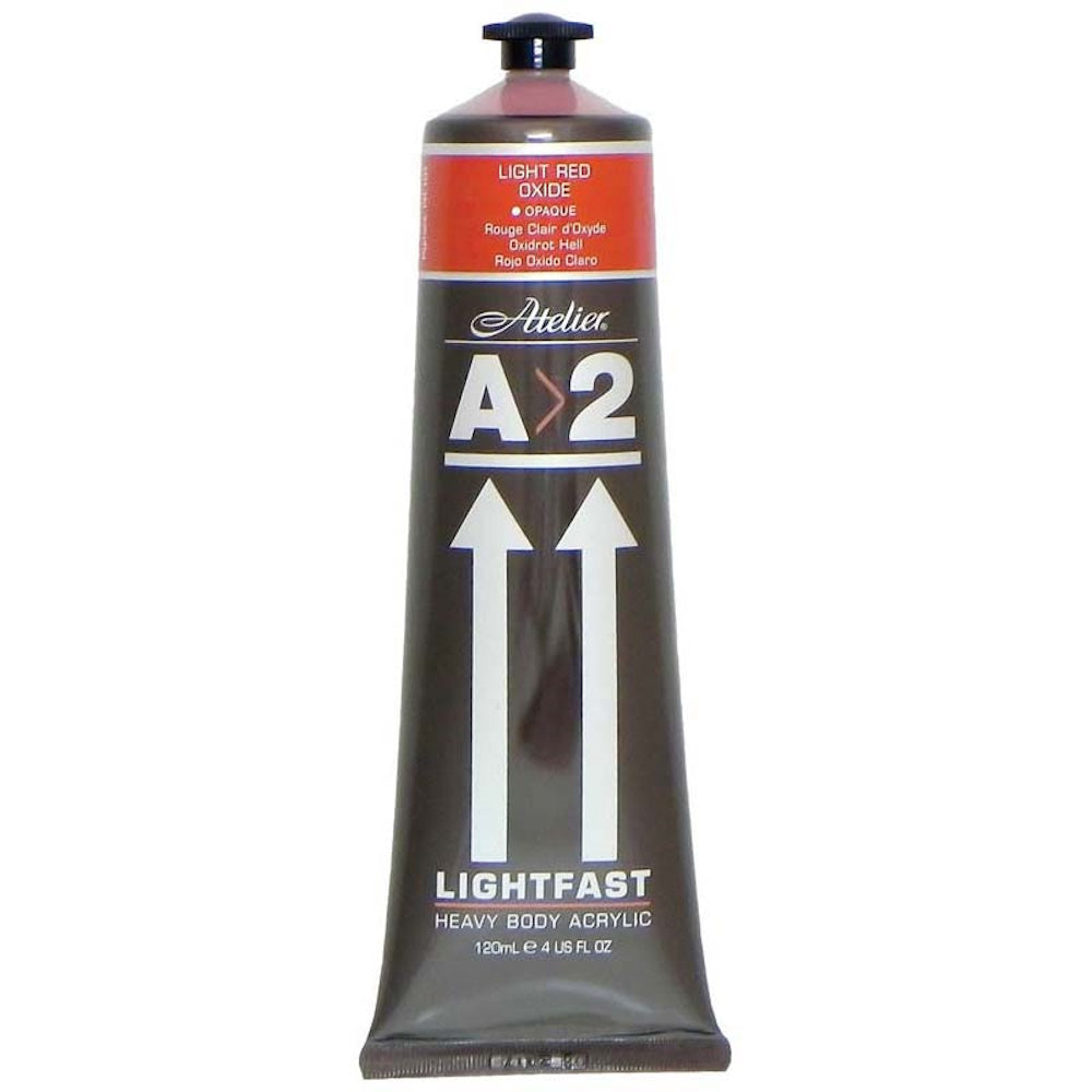 A2 Lightfast Heavybody Acrylic 120mL - Light Red Oxide