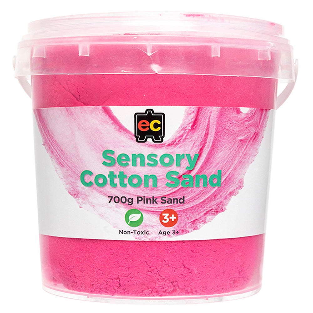 EC Sensory Cotton Sand 700g Tub - Pink