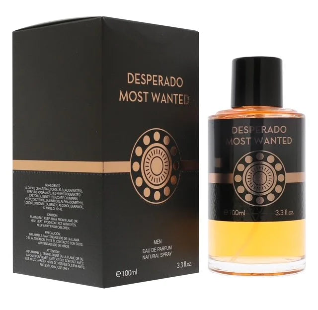 Desperado Most Wanted Cologne for Men (100ml) | Premium Alternative to The Most Wanted