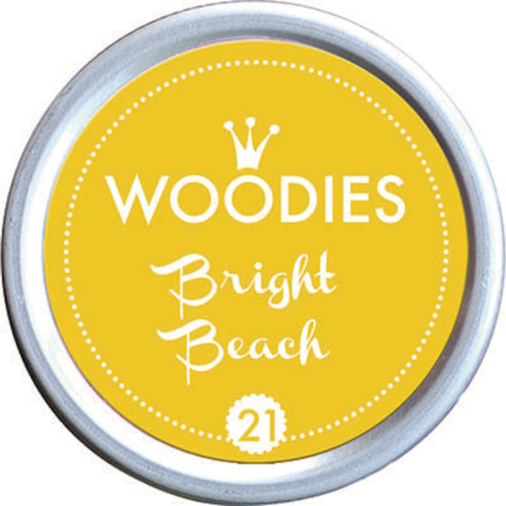 Colop Woodies Stamp Pad 38mm - Bright Beach