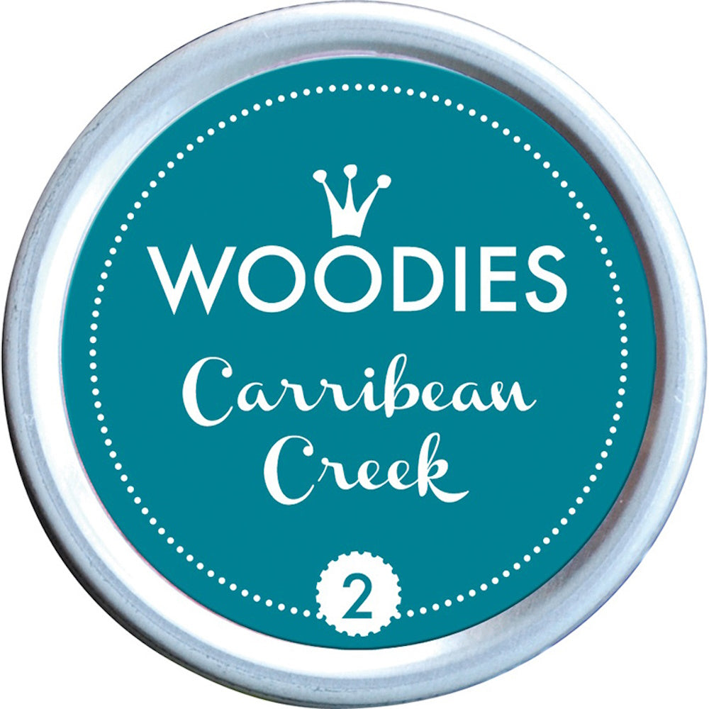 Colop Woodies Stamp Pad 38mm - Carribean Creek