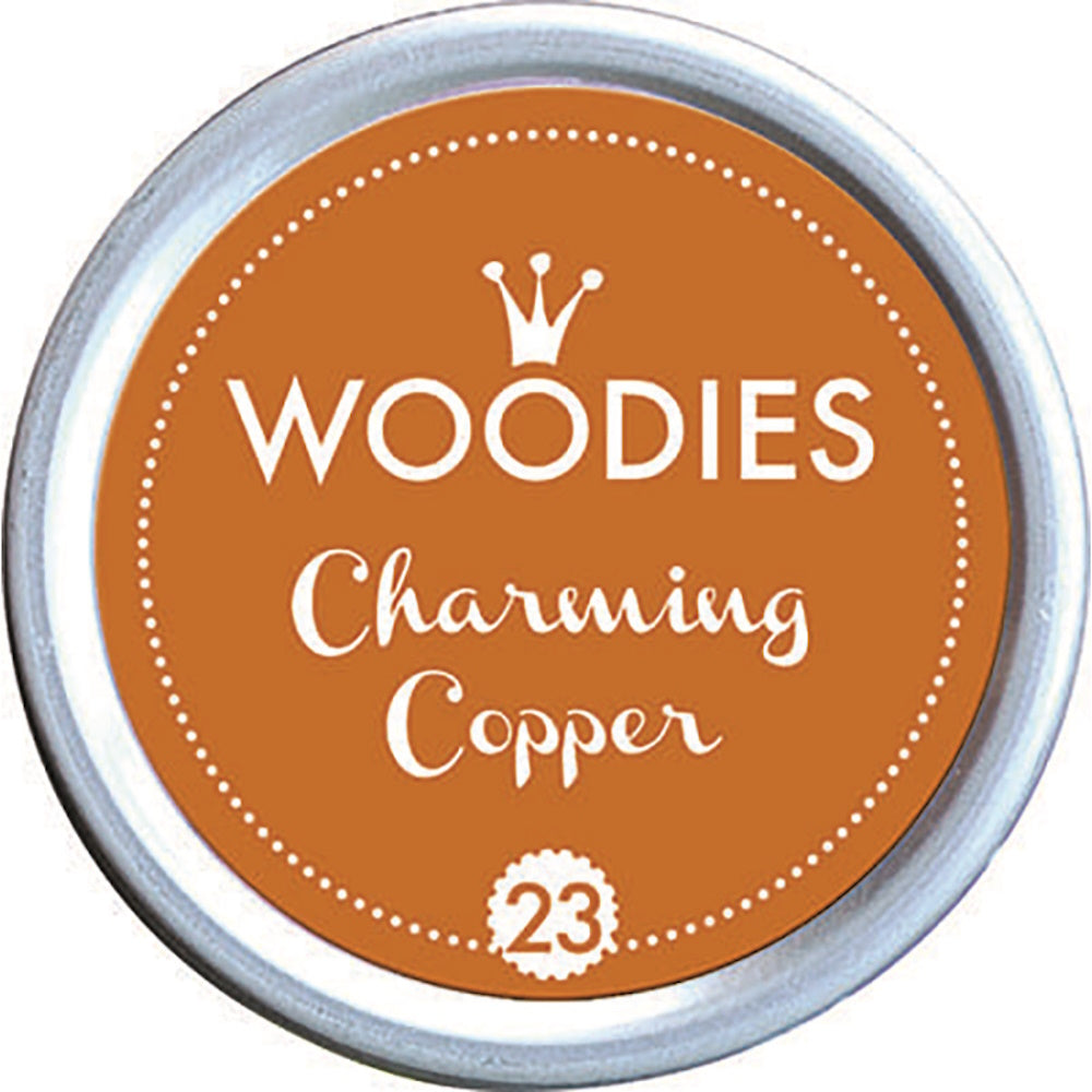 Colop Woodies Stamp Pad 38mm - Charming Copper