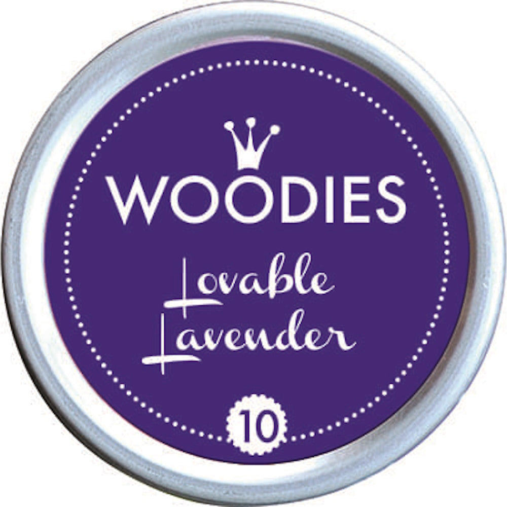 Colop Woodies Stamp Pad 38mm - Lovable Lavender