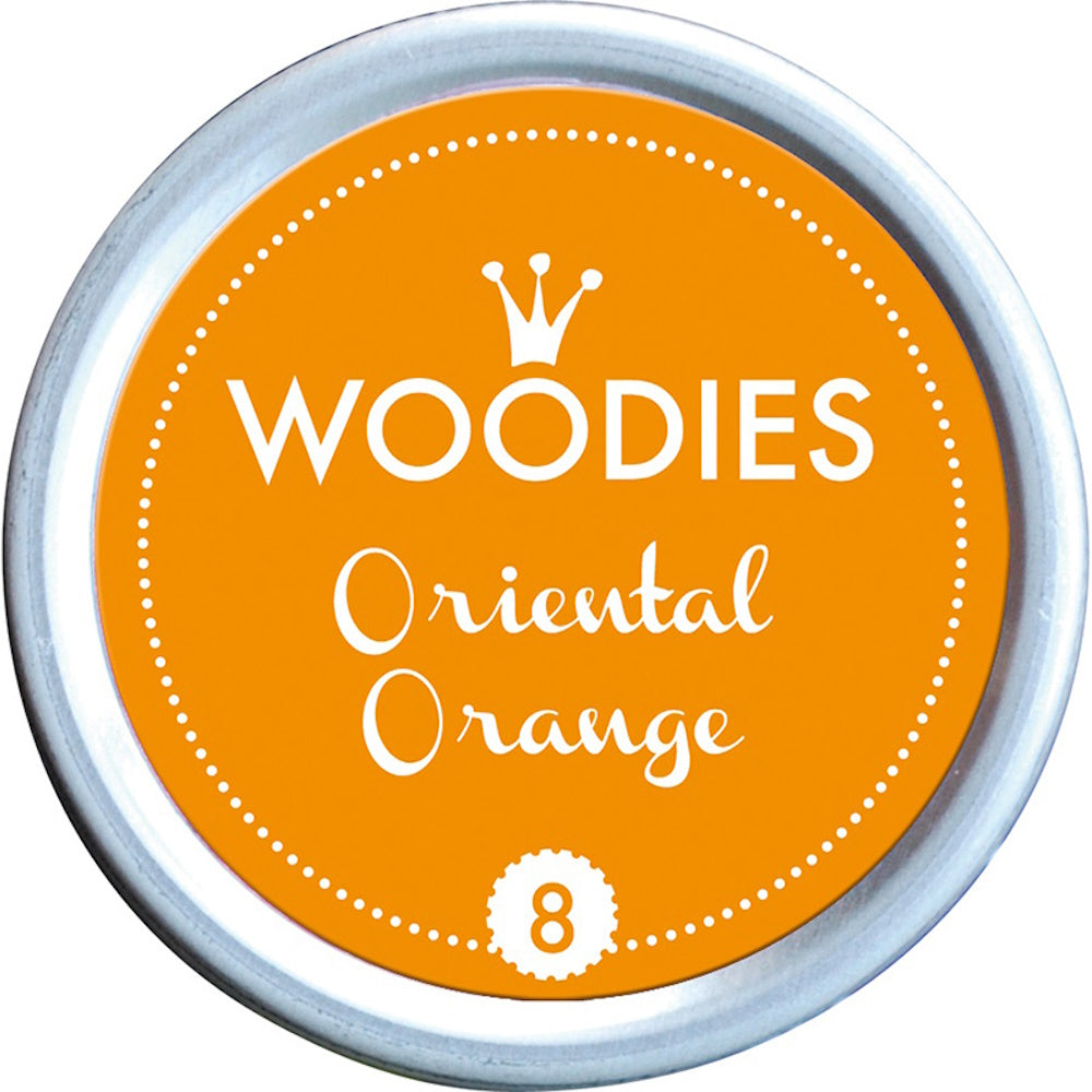 Colop Woodies Stamp Pad 38mm - Oriental Orange