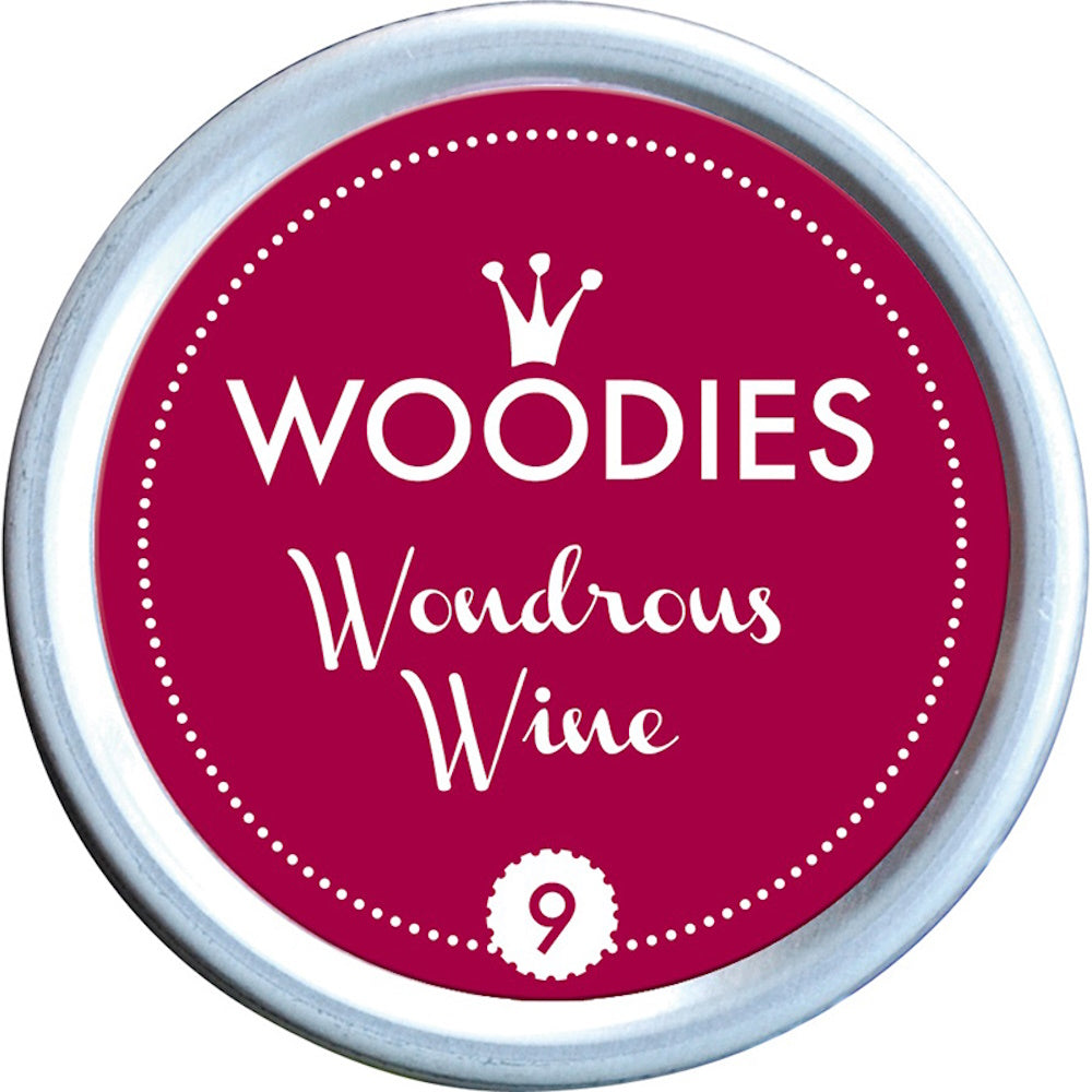 Colop Woodies Stamp Pad 38mm - Wondrous Wine