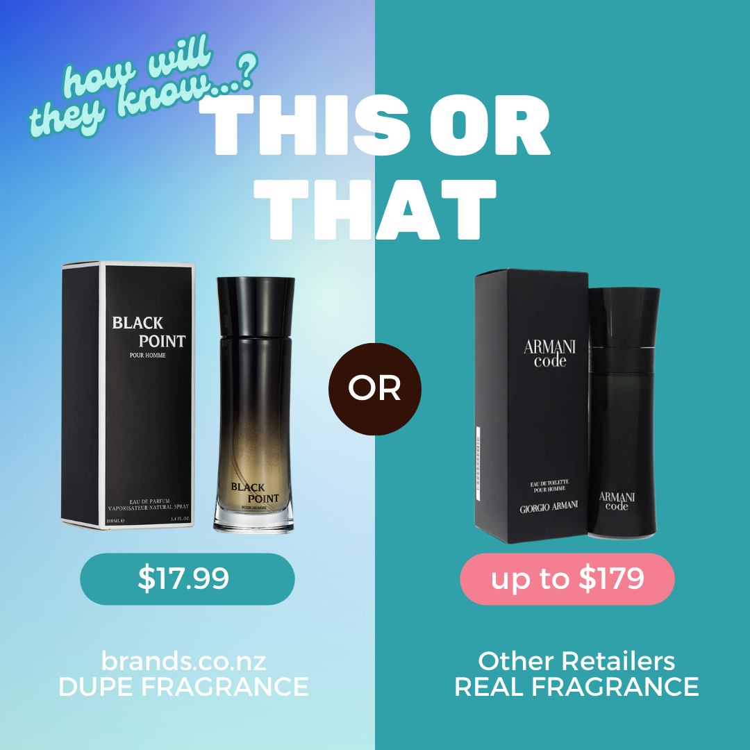 Dupe for Giorgio Armani Code - BLACK POINT Pour Homme 100mL EDP