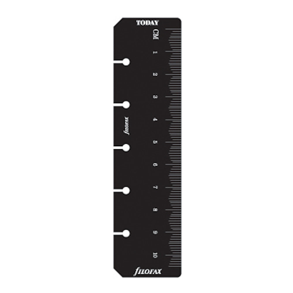 Filofax Mini Ruler/Page Marker - Black