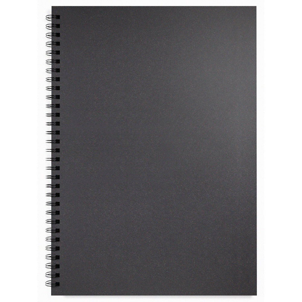 Artgecko Shady Sketchbook A3 80 Pages 40 Sheets 200gsm Black Toned Card