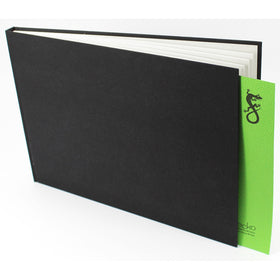 Artgecko Classy Sketchbook Casebound A4 Landscape 92 Pages 46 Sheets 150gsm White Paper