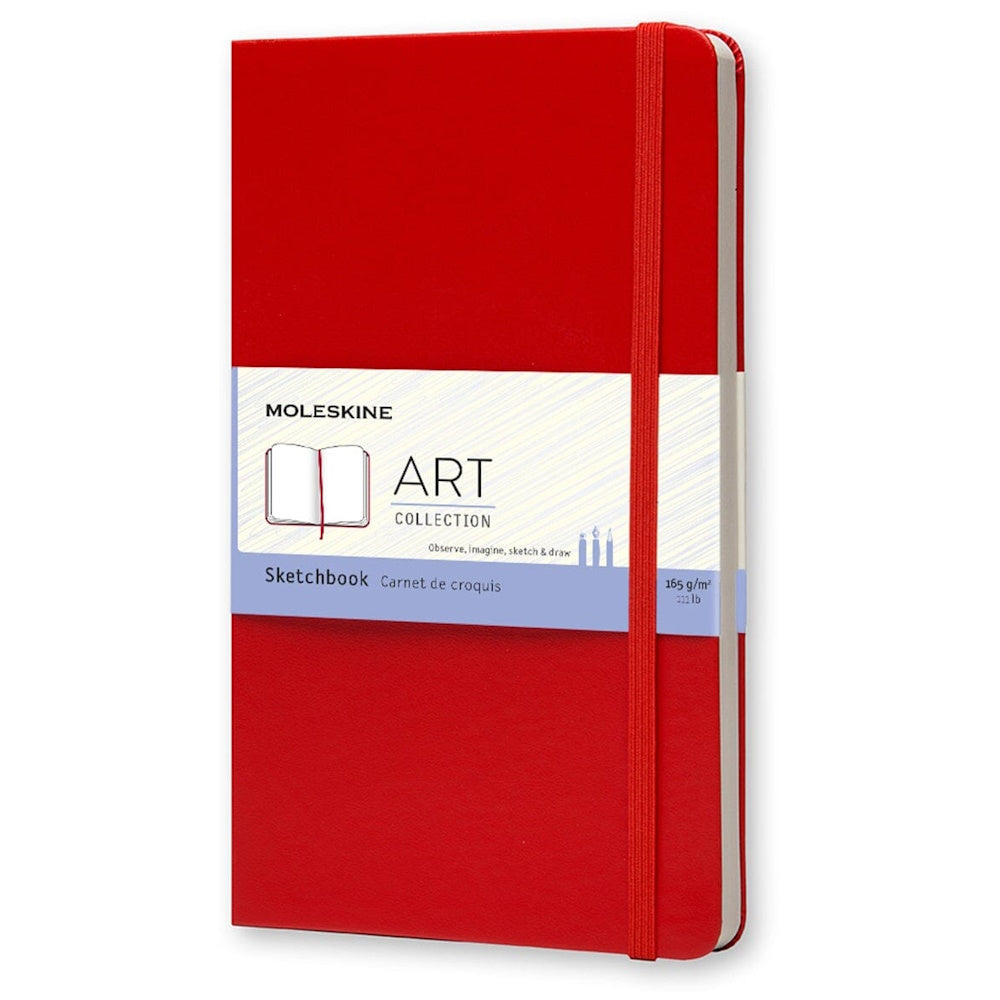 Moleskine Art Sketchbook Large - Scarlet Red F2