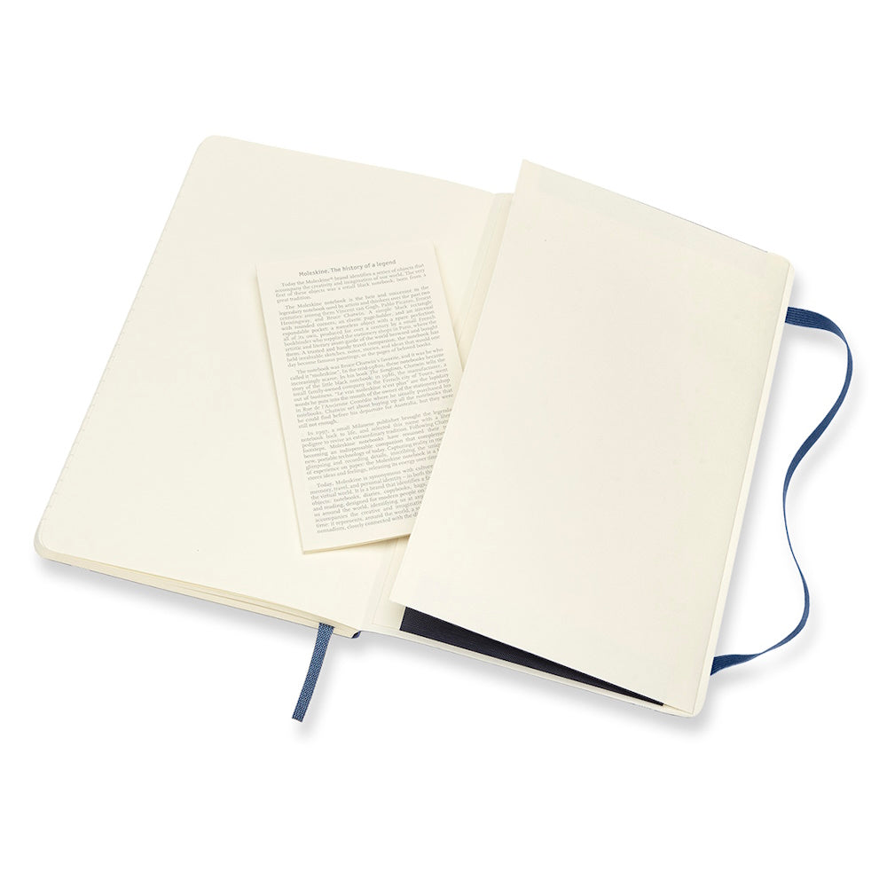Moleskine Notebook Large Ruled Sapphire Blue Soft
