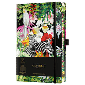 Castelli Notebook Eden A5 Ruled Zebras