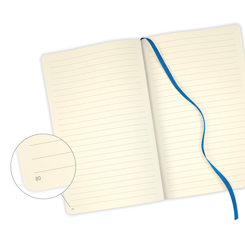 Castelli Notebook Shibori A5 Ruled Twill