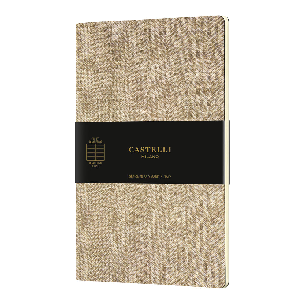 Castelli Quaderno Notebook A5 Harris Sand